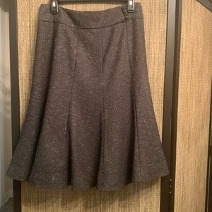 GEORGE Tweed Skirt, Smoke gray/white
